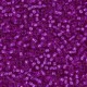 Miyuki rocailles Perlen 11/0 - Silver lined dyed hot lavender 11-1339